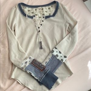 Free People cream sweater
